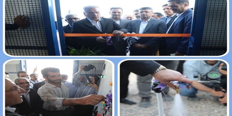 افتتاح ۱۲۹ میلیارد تومان پروژه در حوزه آب و فاضلاب شهرستان بوئین زهرا