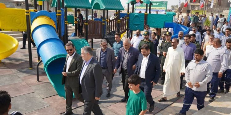 ۱۰۴۰ طرح عمرانی دهیاری های خوزستان افتتاح شد