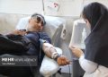 اعزام تیم خونگیری انتقال خون کرمانشاه به هرسین و استانداری کرمانشاه