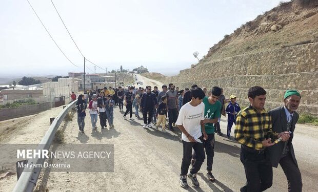 برگزاری پیاده‌روی خانوادگی در آوج