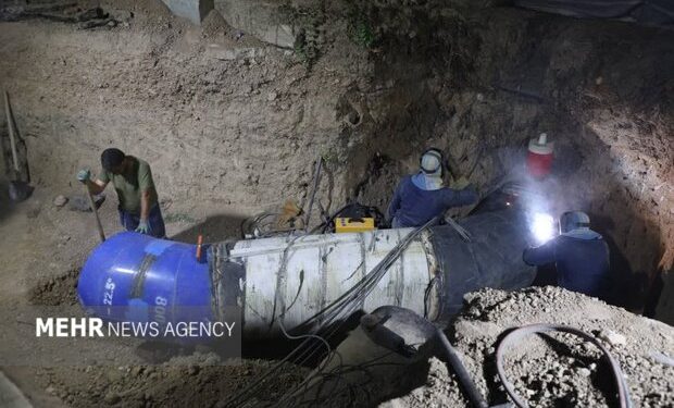 آب از سامانه دوم انتقال از سد طالقان به کرج رسید