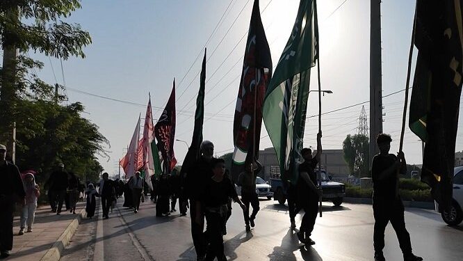 پیاده‌روی جاماندگان حرم در بوشهر برگزار شد