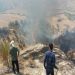 آتش سوزی روستای بی بی زلیخایی در کهگیلویه مهار شد