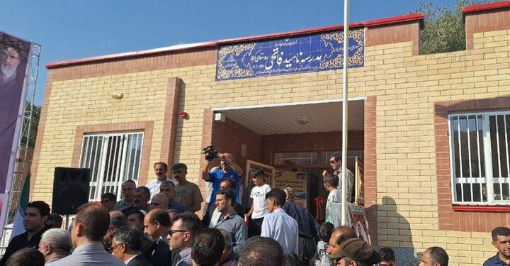 افتتاح مدرسه ۶ کلاسه در روستای کرجو با حضور معاون حقوقی رئیس جمهور