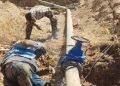 اصلاح و بهسازی خط انتقال آب تلچگاه باشت برای تامین آب پایدار ۲۳ روستا