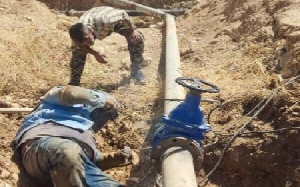 اصلاح و بهسازی خط انتقال آب تلچگاه باشت برای تامین آب پایدار ۲۳ روستا