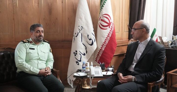 قدردانی استاندار کرمانشاه از نقش نیروی انتظامی در حفظ امنیت و آرامش