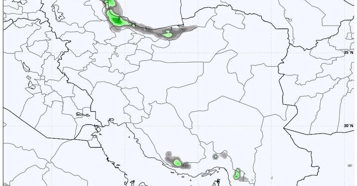 پیش‌بینی هواشناسی امروز ۶ شهریور؛ بارش رگباری باران در ۵ استان کشور