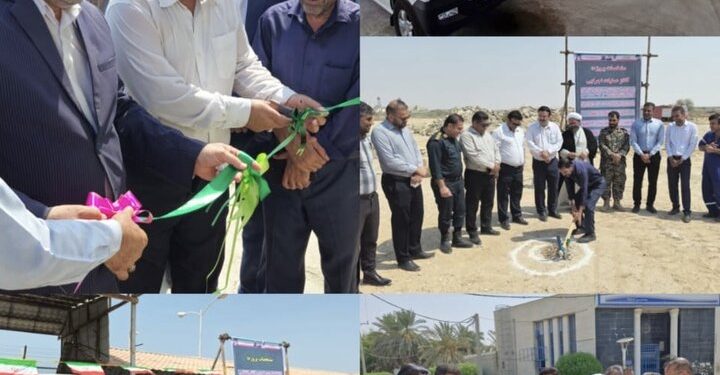 افتتاح و آغاز عملیات اجرایی ۳ پروژه عمرانی در شهر امام حسن (ع)