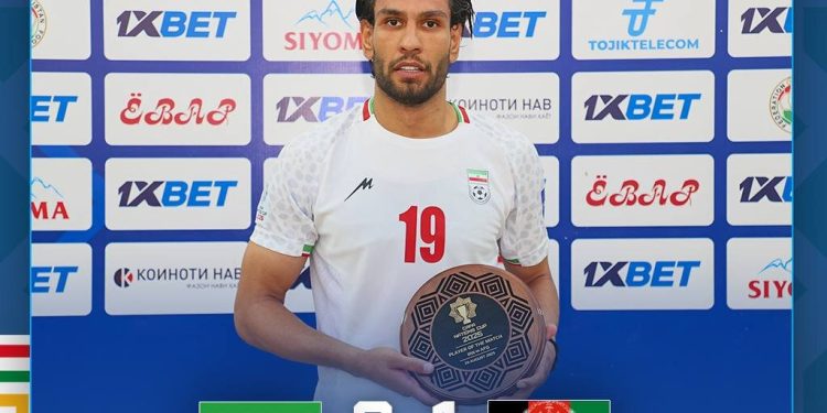 علیاری بهترین بازیکن دیدار ایران و افغانستان شد + عکس