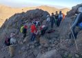 نجات کوهنورد مصدوم در ارتفاعات سبلان