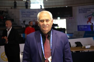 محمد جلود رییس فدراسیون جهانی وزنهبرداری بامداد شنبه در تهران