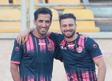 عکس| خداحافظی سروش رفیعی با وحید امیری