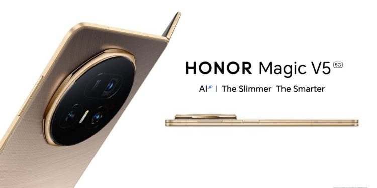 آنر مجیک V5 معرفی شد؛ باریکترین گوشی تاشوی جهان + مشخصات