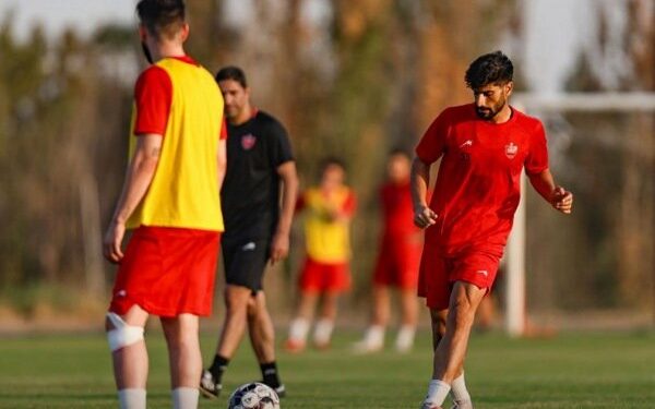 تمرین اختصاصی عمری در پرسپولیس؛ مدافع جوان زیر نظر پزشکان