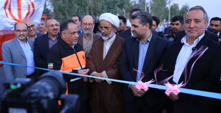 افتتاح ۵ پروژه راهداری در شهرستان نهبندان