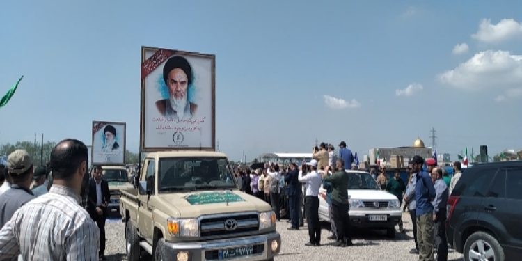 اعزام کاروان ۱۵۱۳ خودرویی خدمت به مناطق محروم گیلان + فیلم