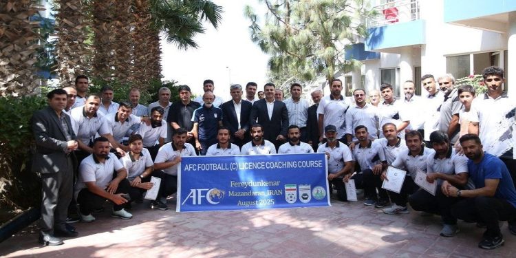 پایان کلاس مربیگری درجه C فوتبال آسیا در فریدونکنار + فیلم