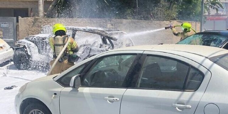 انفجار خودرو در تل آویو