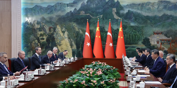دیدار روسای جمهور ترکیه و چین در مورد فناوری و سرمایهگذاریها