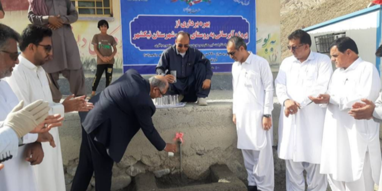 ۲ پروژه آبرسانی در شهرستان نیکشهر به بهرهبرداری رسید