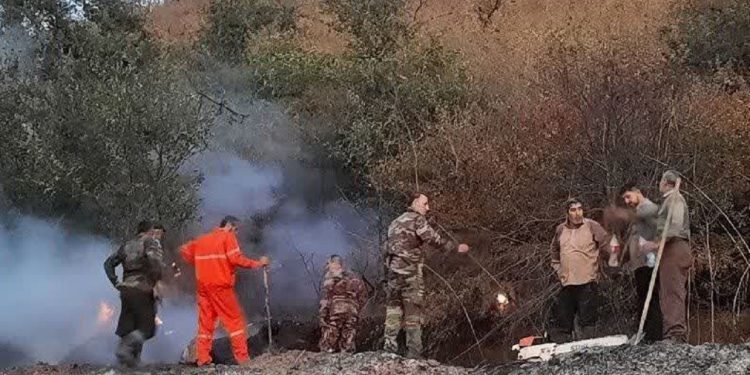 آتشسوزی منطقه حفاظت شده آقداغ خلخال مهار شد