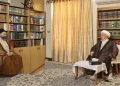 دیدار و گفتگوی سید عمار حکیم با آیتالله مکارم شیرازی