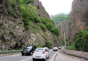 انسداد موقت جاده چالوس و آزادراه تهران ـ شمال