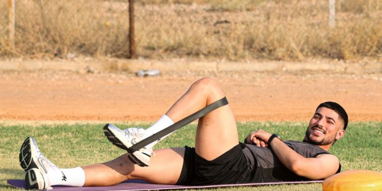 عکس | ستاره لیگ برتر در تمرین سپاهان