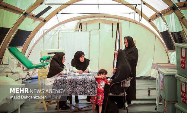 ویزیت رایگان ۴۵ نفر در روستای اسلام آباد چاهک