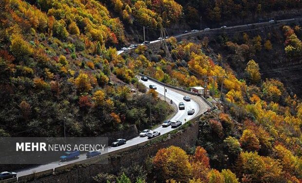 محور کندوان یکطرفه است؛ ترافیک سنگین در راه ها