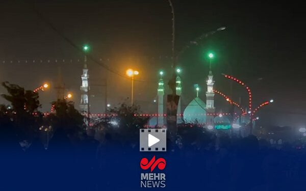 رجزخوانی علیه رژیم صهیونی از فراز گنبد مسجد جمکران