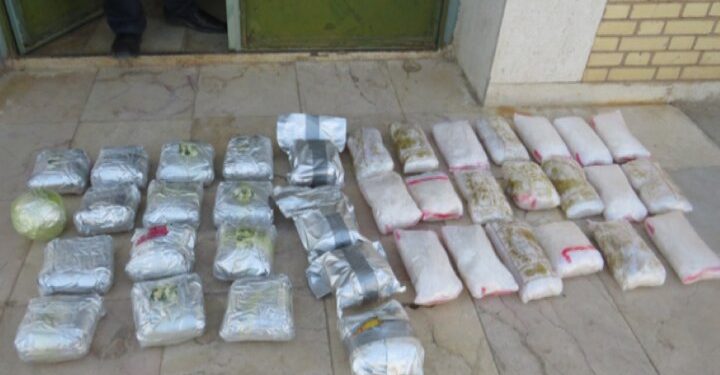 برخورد قاطع پلیس با سوداگران مرگ و کشف ۱۳۳ کیلو گرم مواد مخدر