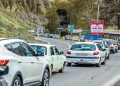 جاده چالوس برای پنجمین روز یکطرفه است؛ ترافیک سنگین راهها