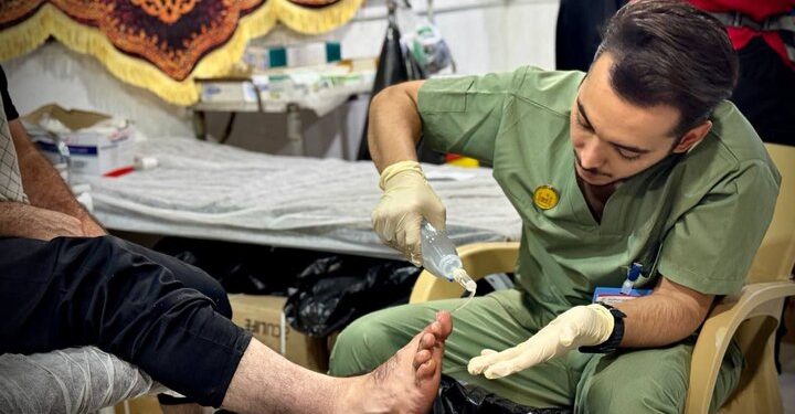 ارائه بیش از ۱۵۸ هزار خدمت درمانی در پیاده روی اربعین