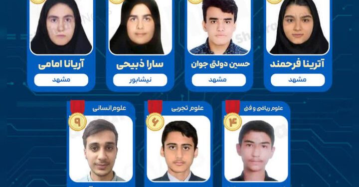 خراسان رضوی در رتبه دوم کسب نمرات برتر کنکور امسال