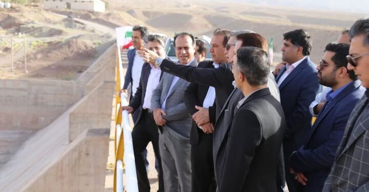 پروژه ایمن‌سازی پایاب سرریز و جاده دسترسی سد نساء بم افتتاح شد