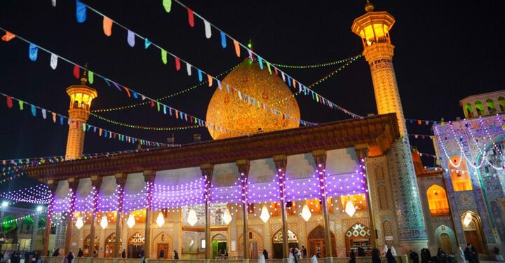 جشن بیعت با امام زمان(عج) در حرم شاهچراغ(ع)