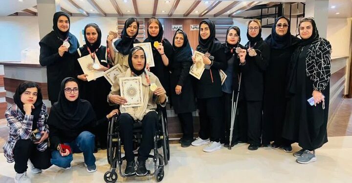 نایب‌ قهرمانی ورزشکاران دارای معلولیت کرمان در مسابقات کشوری