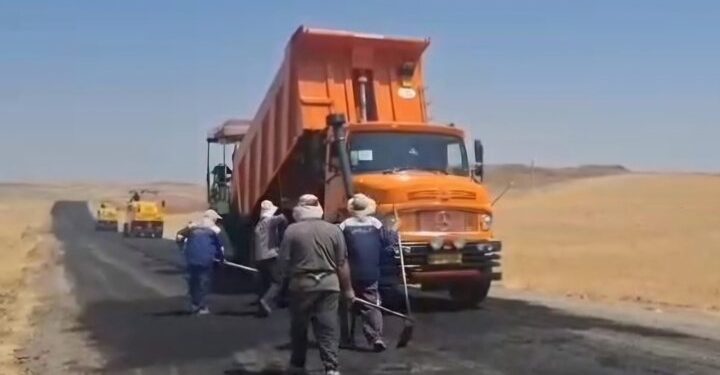 اجرای عملیات لکهگیری و روکش آسفالت محور قدیم یاسوج – سمیرم