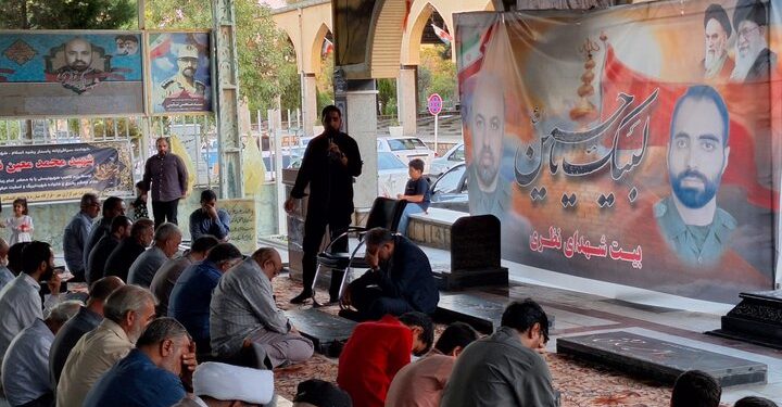 مراسم سالگرد شهادت شهید مدافع حرم حاج اکبر نظری برگزار شد