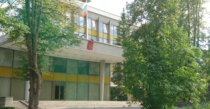 حمله پهپادی به سفارت روسیه در سوئد