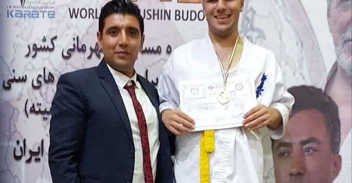 دانشآموز کردستانی در مسابقات انتخابی جهانی کیوکوشین طلا گرفت