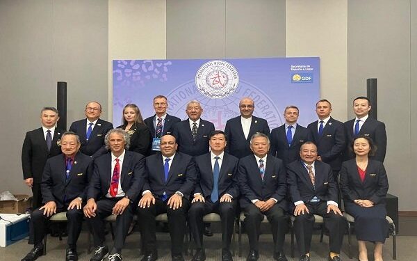 حضور علی نژاد در جلسه هیئت رئیسه جهانی ووشو