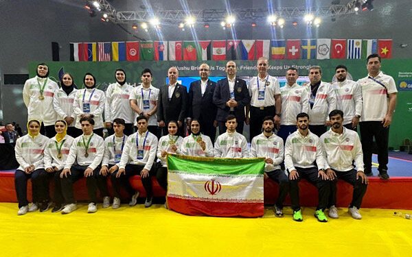 ووشوکاران ایران با ۱۰ مدال نایب قهرمان جهان شدند
