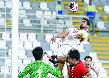 امارات به دنبال تساوی مقابل تیم فوتبال امید ایران