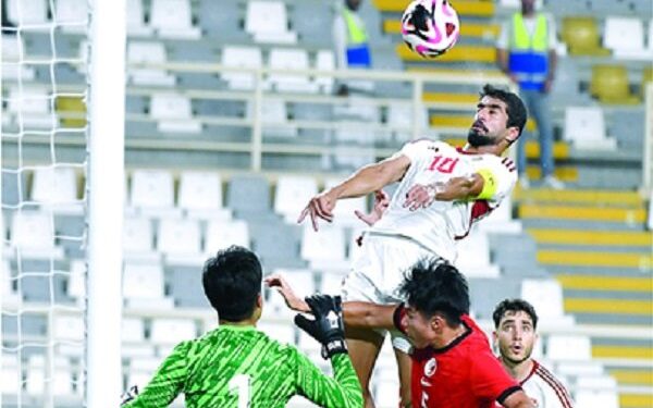 امارات به دنبال تساوی مقابل تیم فوتبال امید ایران