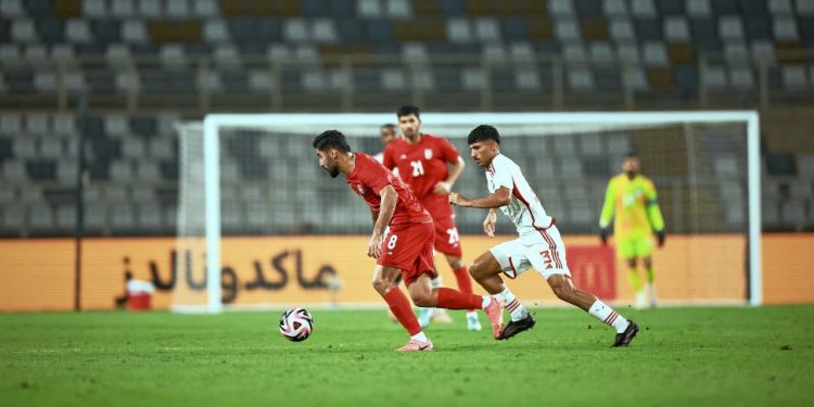 پیروزی یک نیمه ای تیم فوتبال امید مقابل امارات