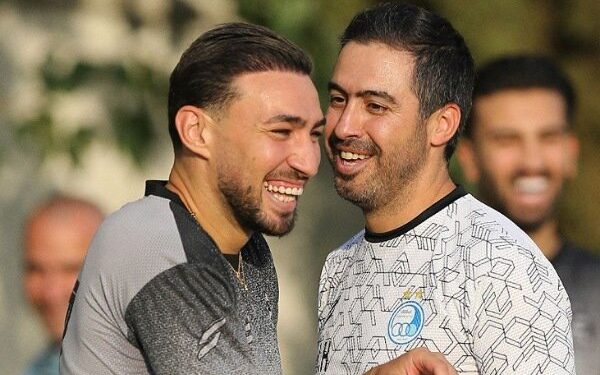 رونمایی از بازیکن جدید استقلال در تمرینات + عکس