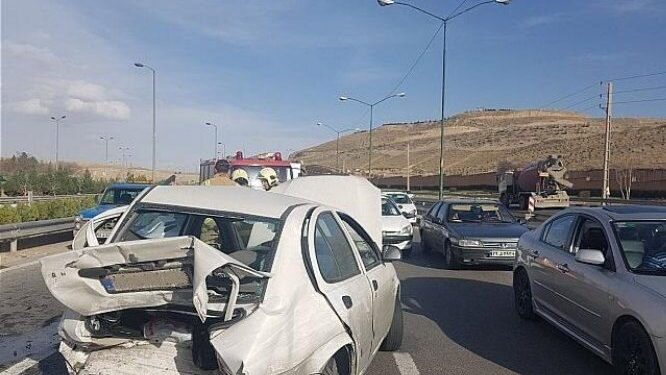 سانحه ترافیکی مرگبار در جاده شهباز- خمین سه فوتی و مصدوم بر جای گذاشت